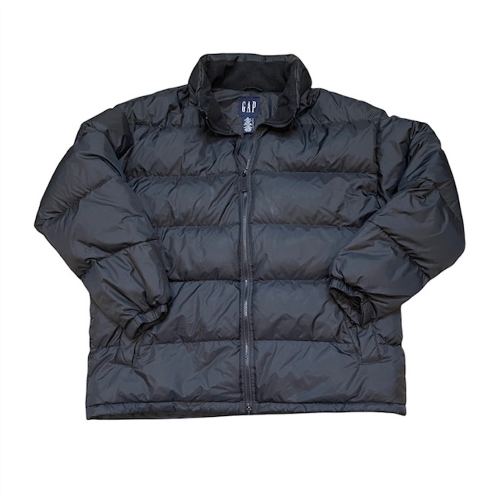 GAP Down puffer Jacket, Black, size XL EUC